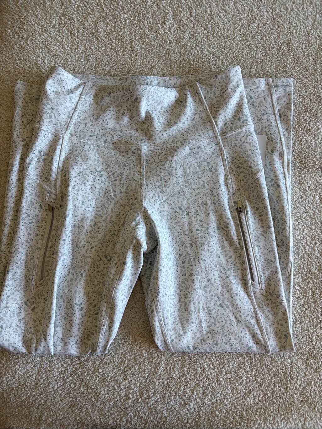 Athleta Rainier Tight Legging - Light Gray Speckle